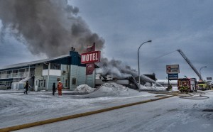 Hotel Fire - High Level, Ab Canada
