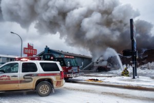 Hotel Fire - High Level, Ab Canada