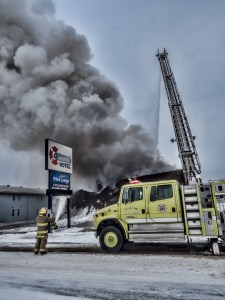 Hotel Fire - High Level, Ab Canada