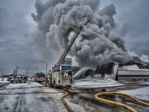 Hotel Fire - High Level, Ab Canada
