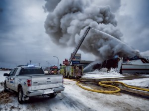 Hotel Fire - High Level, Ab Canada