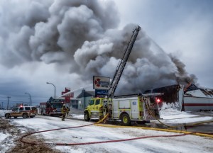 Hotel Fire - High Level, Ab Canada