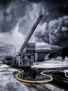 Hotel Fire - High Level, Ab Canada