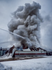 Hotel Fire - High Level, Ab Canada