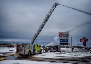 Hotel Fire - High Level, Ab Canada