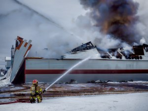 Hotel Fire - High Level, Ab Canada