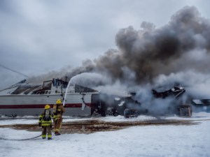 Hotel Fire - High Level, Ab Canada