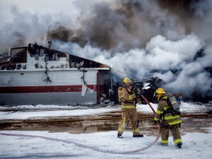 Hotel Fire - High Level, Ab Canada