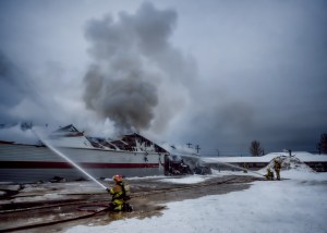 Hotel Fire - High Level, Ab Canada