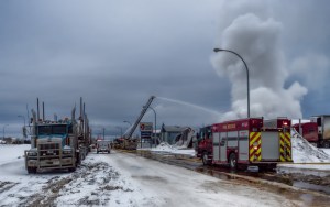 Hotel Fire - High Level, Ab Canada
