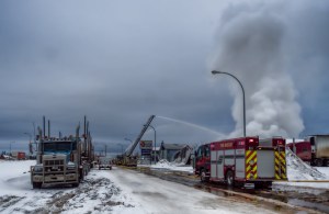 Hotel Fire - High Level, Ab Canada