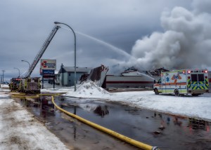 Hotel Fire - High Level, Ab Canada
