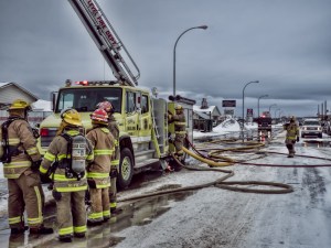 Hotel Fire - High Level, Ab Canada