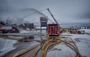 Hotel Fire - High Level, Ab Canada