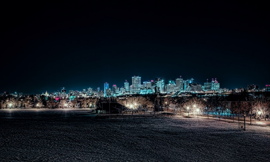 Edmonton Skyline from Connor's Hill - Edmonton, Ab Canada 2