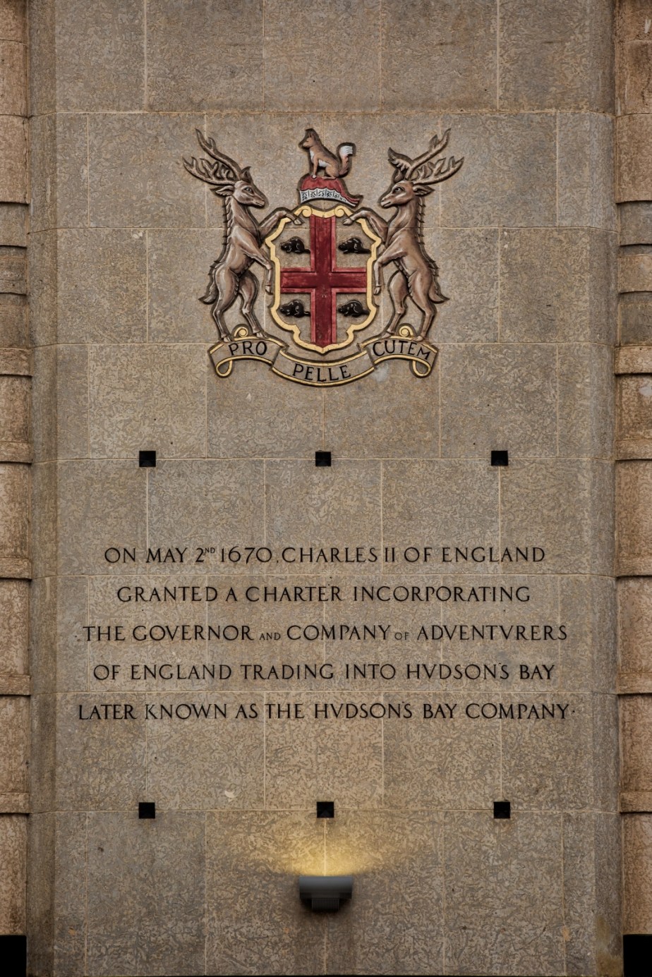Hudson's Bay Company Crest - Edmonton, Ab Canada 1