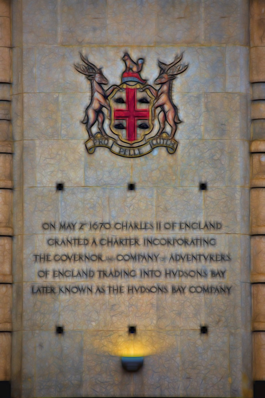 Hudson's Bay Company Crest - Edmonton, Ab Canada 4
