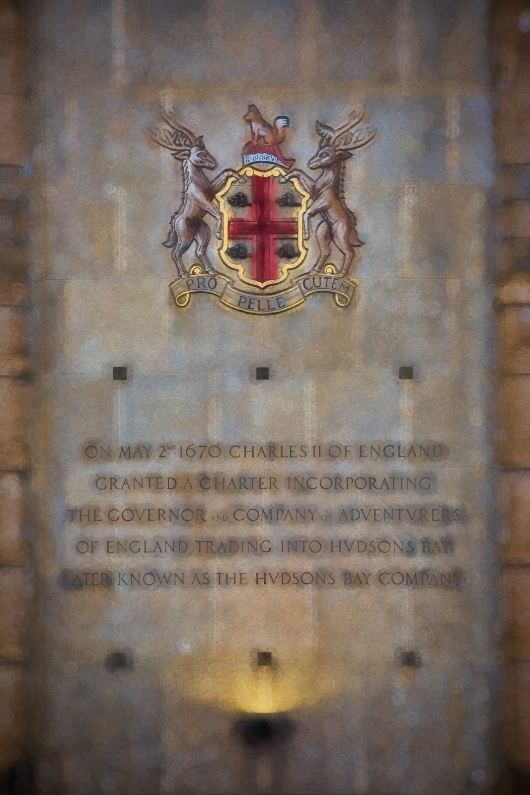 Hudson's Bay Company Crest - Edmonton, Ab Canada 5