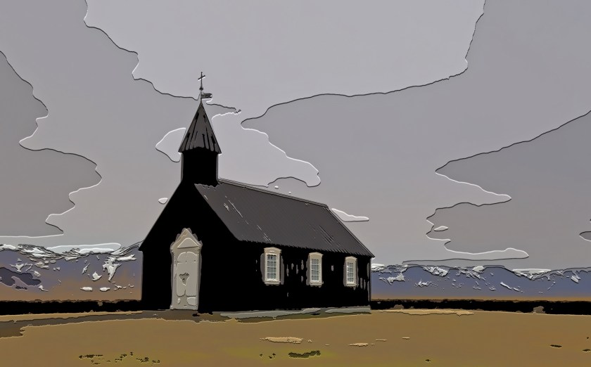 Black Church at Buðir, Iceland - 3