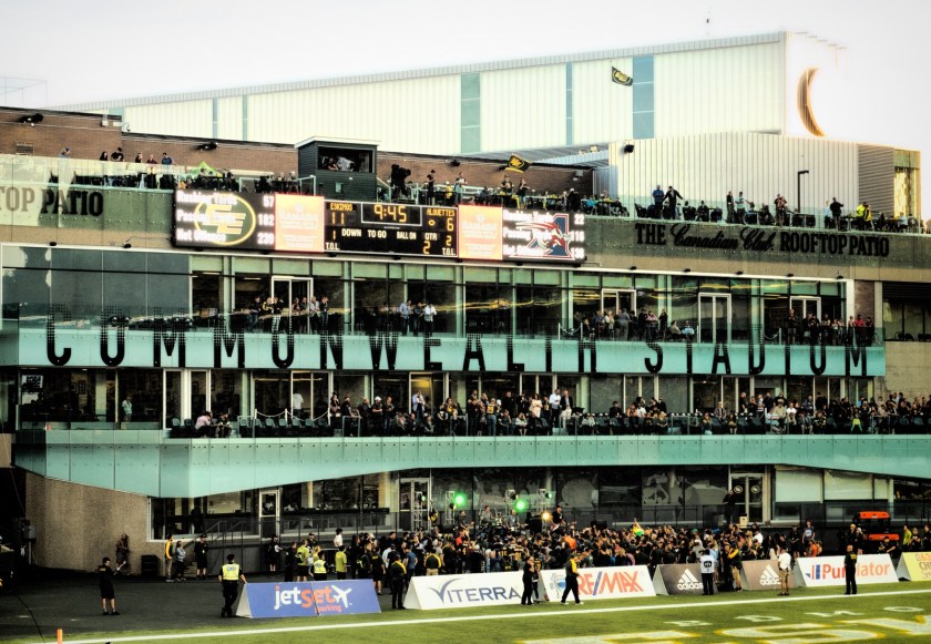 54-40 , Half-time, Edmonton Eskimos versus Alouettes 1