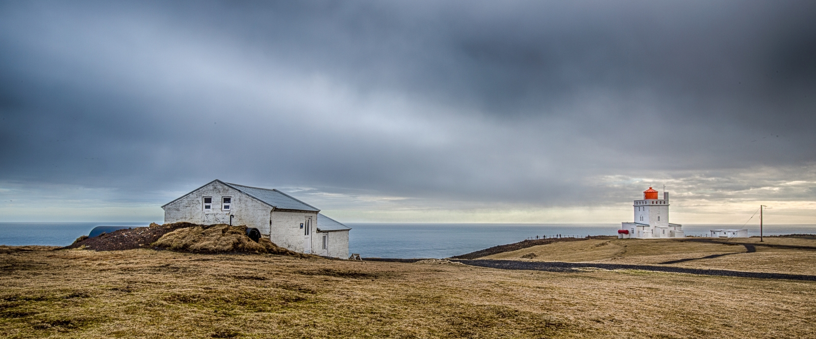 Lighthouse at Dyrhólaey Arch, Iceland 1
