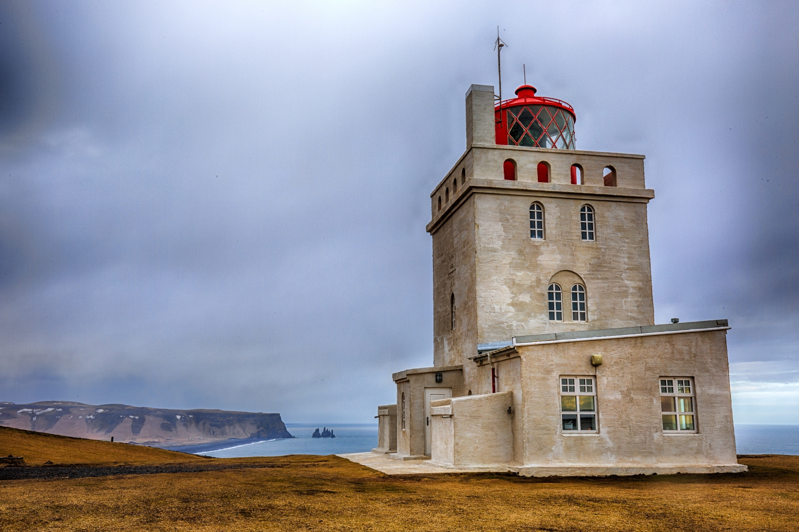 Lighthouse at Dyrhólaey Arch, Iceland 3