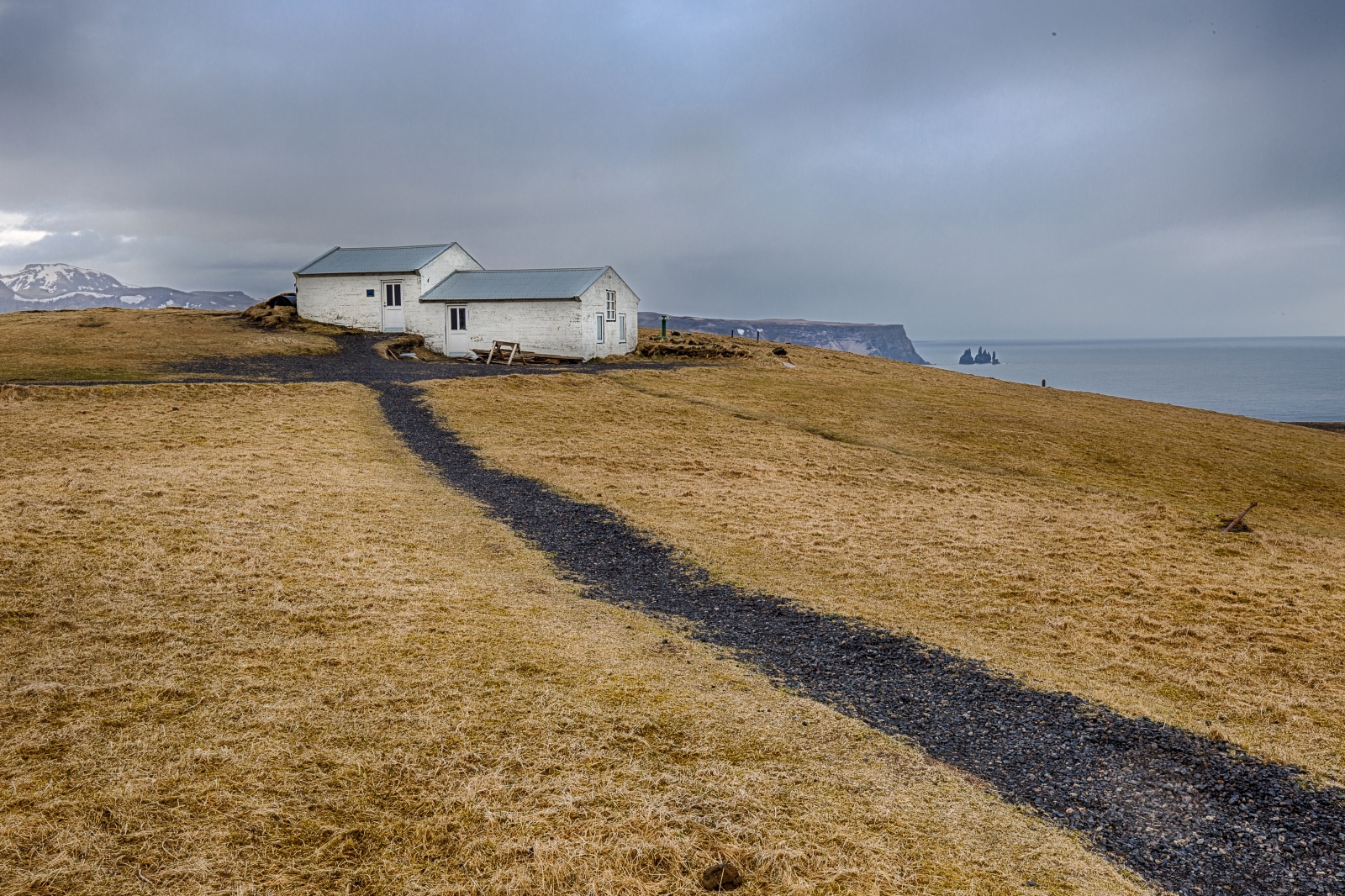 Lighthouse at Dyrhólaey Arch, Iceland 5