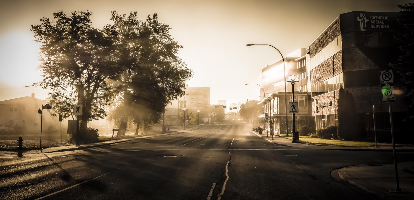 Early Edmonton Morning in August - 1