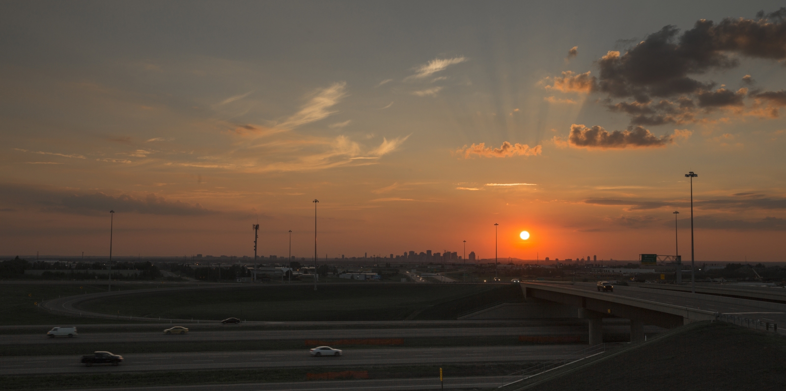 Edmonton Skyline - Sunset 1