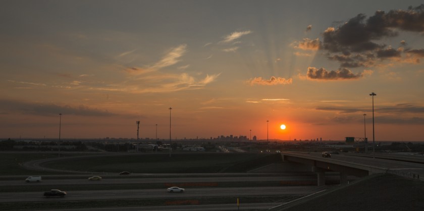Edmonton Skyline - Sunset 1