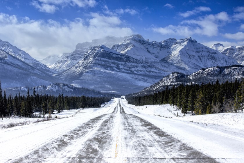 From Abraham Lake to Banff National Park - 1